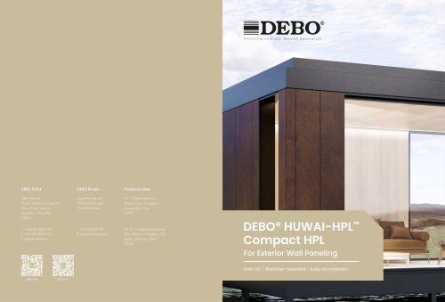 DEBO Exterior Wall Cladding System