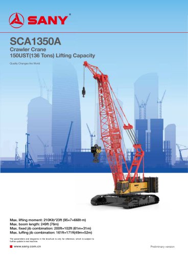 Crawler crane-SCA1350A