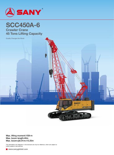 Crawler crane-SCC450A-6