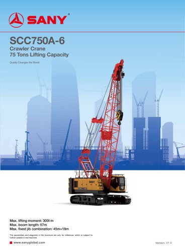 Crawler crane-SCC750A-6