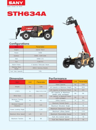 Telehandler-STH634A