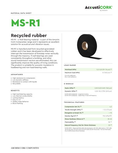 MDS Acousticork Wall Bearing MS-R1 EN