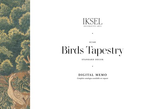 SC140 Birds Tapestry