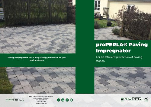 proPERLA® Paving Impregnator