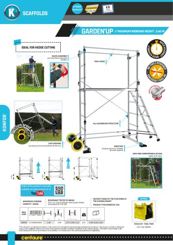 SCAFFOLDS GARDEN’UP