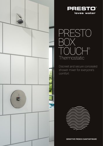 PRESTO BOX TOUCH® Thermostatic