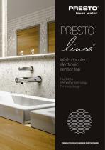 Presto LINEA® - electronic wall sensor tap