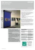 Albany HS9030GAT high speed clean room door