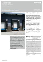 Crawford DS6060P curtain dock shelter parallel