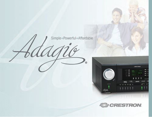 ADAGIO BROCHURE 2009