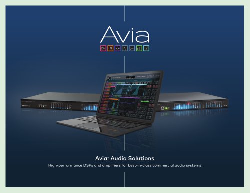 Avia™ Audio Solutions Brochure