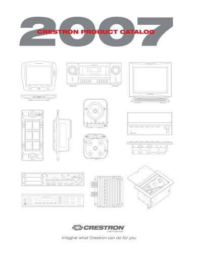 Complete Crestron Catalogue 2007