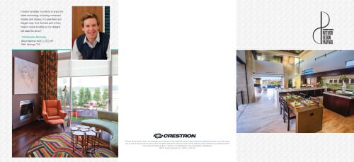 Crestron Interior Design Partner Program Brochure (Residential)