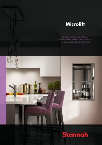 Microlift - Europe’s most popular range of dumb waiters, ideal for use in all sorts of work and domestic environments