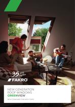 FAKRO NEW GENERATION ROOF WINDOWS GREENVIEW