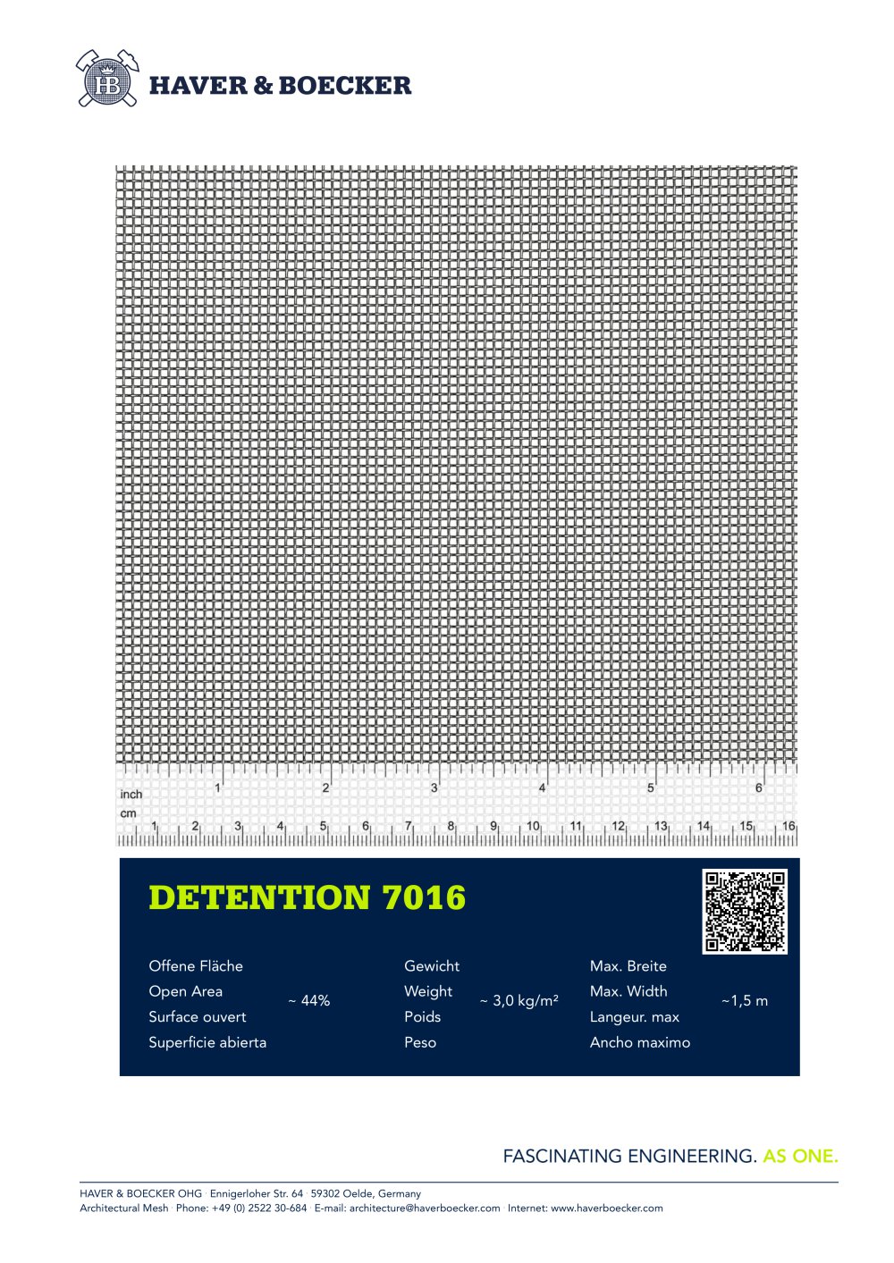 DETENTION 7016 - HAVER & BOECKER OHG