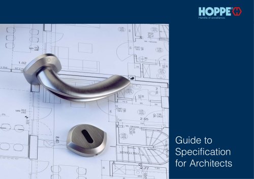 Guide to Specification for Architects