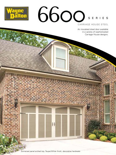 Model 6600 | Carriage House Steel Garage Door