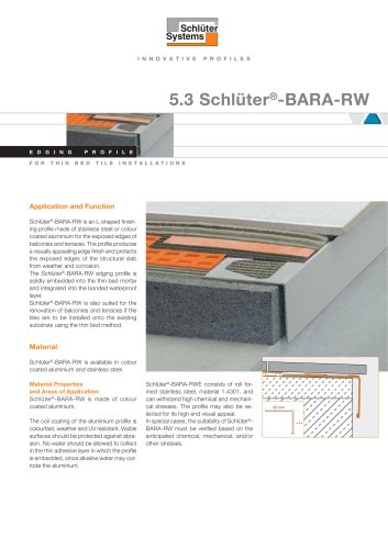 5.3 Schlüter® -BARA-RW