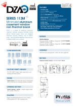 113 & 113M DZAO® Minimalist & traditional aluminium casement