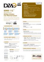 Dzao® traditional aluminium door