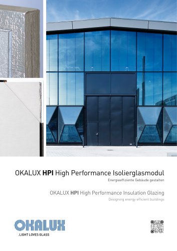 OKALUX HPI High Performance Insulation Glazing