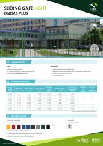 Sliding gate Light Ondas plus