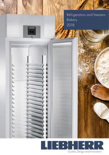 Refrigerators and freezers Bakery 2018