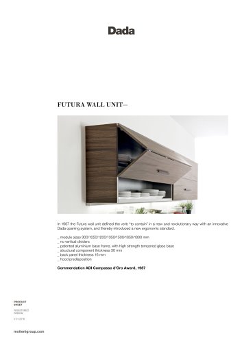 FUTURA WALL UNIT—
