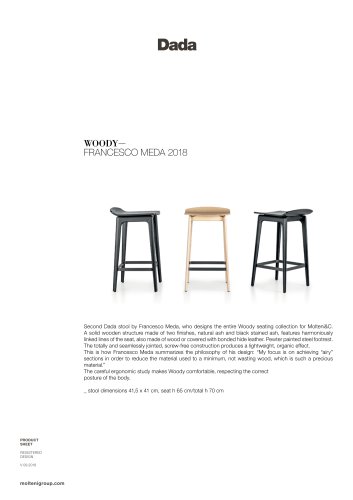 WOODY— FRANCESCO MEDA 2018