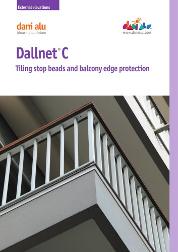 Dallnet C : Tiling stop beads and balcony edge protection