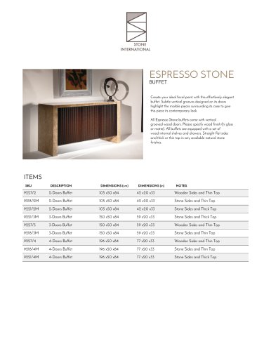 ESPRESSO STONE