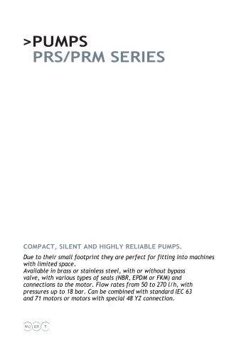 PRS/PRM SERIES