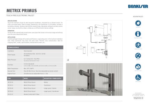 Metrix Primus Faucet