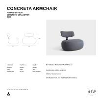 CONCRETA ARMCHAIR