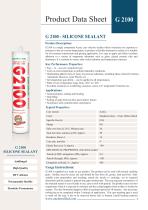 G 2100 - SILICONE SEALANT