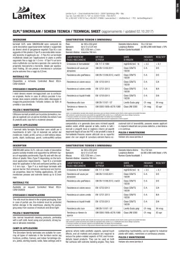 CLPL Technical Sheet