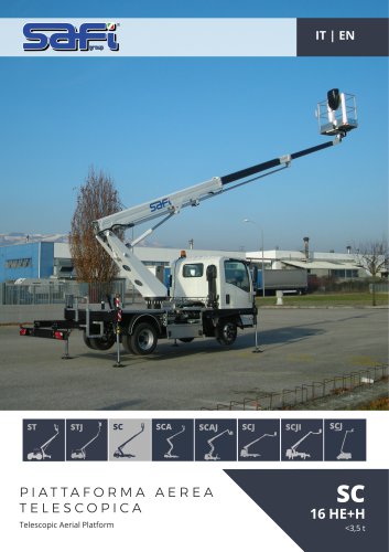 SC16 HE+H - Telescopic Aerial Platform 16 m