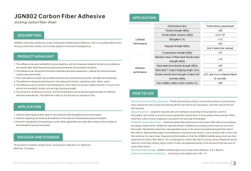 Carbon Fiber Adhesive-JGN802