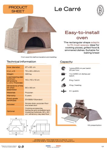 Le Carré - Product sheet