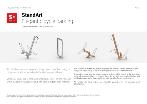 StandArt architectural bike racks