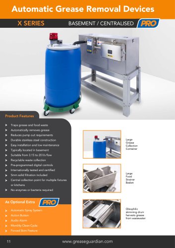 Centralised / Basement automatic Grease separators