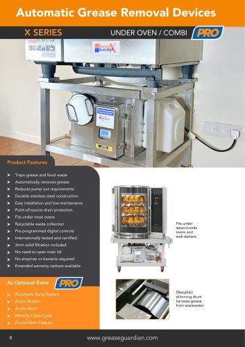 Combi Guardian - grease separators for ovens and  rotisseries
