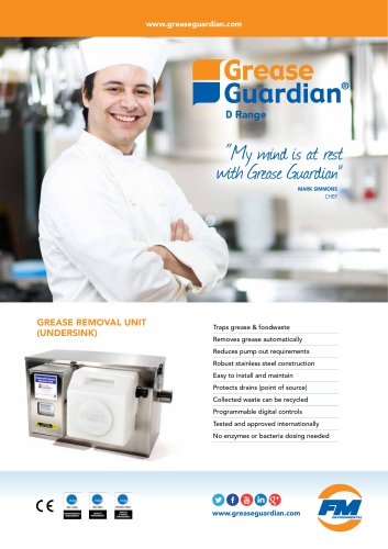 D series Grease Guardian for under sink installations