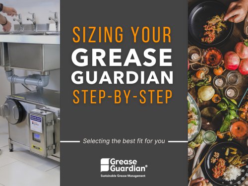 Grease Guardian sizing guide