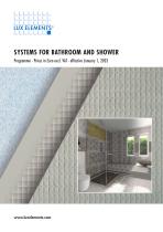 SYSTEMS FOR BATHROOM AND SHOWER