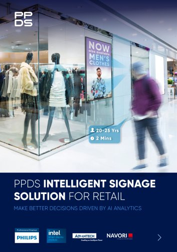 PPDS INTELLIGENT SIGNAGE SOLUTION FOR RETAIL