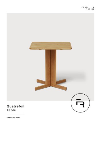 Quatrefoil Table