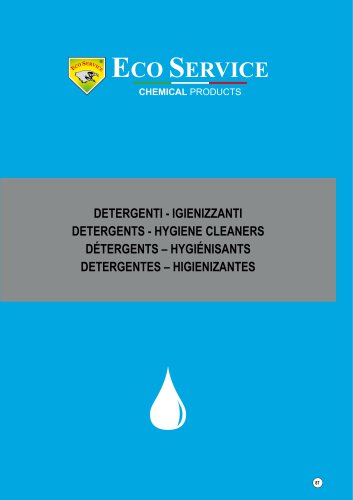 DÉTERGENTS – HYGIÉNISANTS