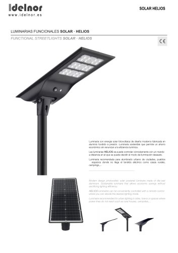 LUMINAIRE SOLAR HELIOS